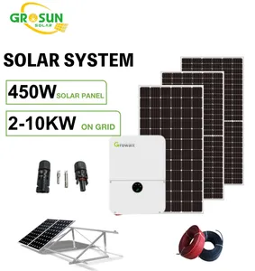 4kw Home Use on-Grid Solar Power System with Solar Inverter 4kw Home Use on-Grid Solar Power System with Solar Inverter