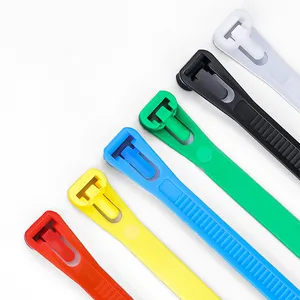 Releasable Adjustable Zip Tie Strap Reusable Wire Wraps Nylon Cable Ties Releasable Adjustable Zip Tie Strap Reusable Wire Wraps Nylon Cable Ties