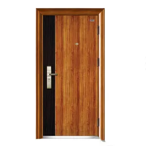 High Fashion Modern Exterior Residential Metal Security Front Door for Home High Fashion Modern Exterior Residential Metal Security Front Door for Home