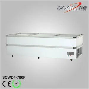 Luxury Large Storage Capacity Island Horizontal Jumbo Freezer Luxury Large Storage Capacity Island Horizontal Jumbo Freezer