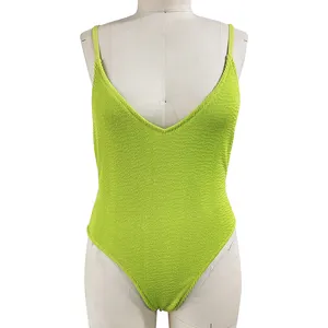 Plunge V Neck Adjustable Halter Plunge Halter Open Back Swimwear Plunge V Neck Adjustable Halter Plunge Halter Open Back Swimwear
