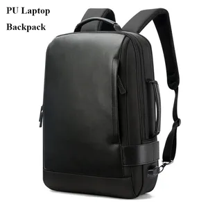 PU Laptop Bag 16" Laptop Travel Business Backpack with USB PU Laptop Bag 16" Laptop Travel Business Backpack with USB