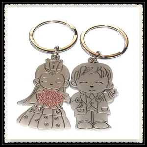 Rh Plating Enamel Newest Couple Love Fashion Keychain (H-45) Rh Plating Enamel Newest Couple Love Fashion Keychain (H-45)