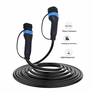 Fisher 16A 415V 11kw Type 2 to Type 2 EV Charging Cable Electric Car Cable Type 2 Fisher 16A 415V 11kw Type 2 to Type 2 EV Charging Cable Electric Car Cable Type 2