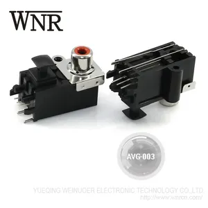 Single RCA Jack with Optical Fiber Terminal Single RCA Jack with Optical Fiber Terminal