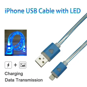 Ycom Charging Cable iPhone USB Cable with LED & with Efficiency Ycom Charging Cable iPhone USB Cable with LED & with Efficiency