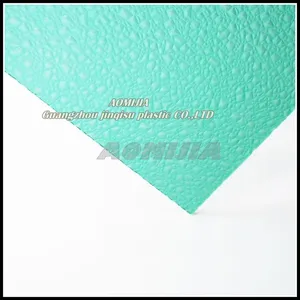 Blue PC Embossed Sheet Polycarbonate Panel with Impact Resistance Blue PC Embossed Sheet Polycarbonate Panel with Impact Resistance