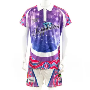 Popular Design Shinning Quick Dry Polo Shirt Full Custom Design Sublimated Popular Design Shinning Quick Dry Polo Shirt Full Custom Design Sublimated