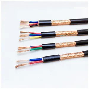 4*0.75m Flexible PVC Insulate Shielded Braided Rvvp Cable 4*0.75m Flexible PVC Insulate Shielded Braided Rvvp Cable