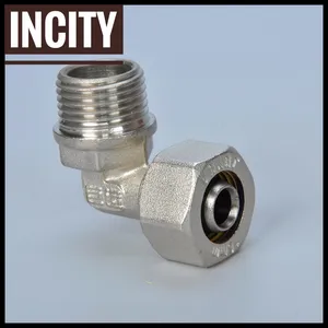 Aluminum-Plastic Composite Pipe Copper Connector Male Elbow Aluminum-Plastic Composite Pipe Copper Connector Male Elbow