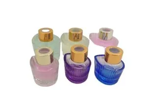 36ml Irregular Cylindrical Clear/Purple Reed Diffuser Glass Bottle 36ml Irregular Cylindrical Clear/Purple Reed Diffuser Glass Bottle