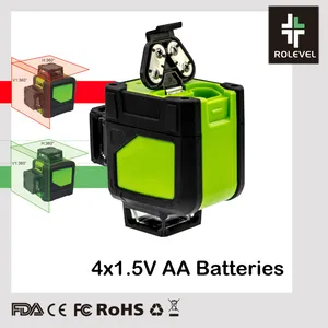 3D Green Laser Level Lr6/Lithium Battery Self-Leveling Horizontal&Vertical Cross Lines Can Use Receiver 3D Green Laser Level Lr6/Lithium Battery Self-Leveling Horizontal&Vertical Cross Lines Can Use Receiver