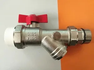 PPR Connection with Butterfly Stainer Brass Ball Valve PPR Connection with Butterfly Stainer Brass Ball Valve