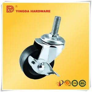 Rubber Caster Wheels with Insert (YD-W403) Rubber Caster Wheels with Insert (YD-W403)