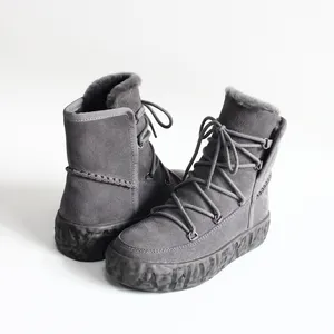 China Factory New Round Toe Platform Plush Warm Winter Fur Flat Shoes Lady Girl Snow Boots Slip on Loafers Woman Shoes Winter China Factory New Round Toe Platform Plush Warm Winter Fur Flat Shoes Lady Girl Snow Boots Slip on Loafers Woman Shoes Winter