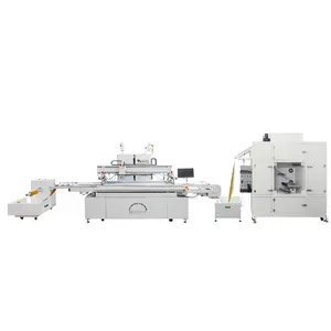 Roll to Roll Automatic Label Sticker Screen Printing Machine Roll to Roll Automatic Label Sticker Screen Printing Machine