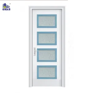 Ideas PVC Membrane MDF Interior Flush Door with Glass Competitive Prices Ideas PVC Membrane MDF Interior Flush Door with Glass Competitive Prices