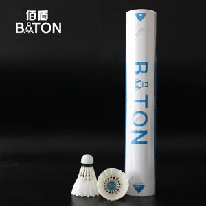 Baton Bt-No. 9 Duck Feather Badminton Shuttlecock for Club Player Wholesale Price Baton Bt-No. 9 Duck Feather Badminton Shuttlecock for Club Player Wholesale Price