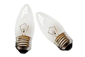 C32 No Color Candle Incandescent Bulb E14 Base C32 No Color Candle Incandescent Bulb E14 Base