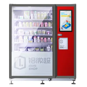 Large Aluminium Vending Machine Self Automatic Cold Drink for Sale Large Aluminium Vending Machine Self Automatic Cold Drink for Sale