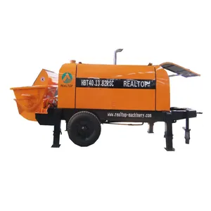Hbt40.13.82rsc Diesel Concrete Pump, Trailer Mounted Concrete Pump, Concrete Machinery, Construction Equipment Hbt40.13.82rsc Diesel Concrete Pump, Trailer Mounted Concrete Pump, Concrete Machinery, Construction Equipment