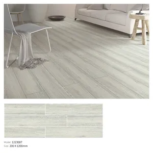 Grey Color South America Matt Finished Porcelain Rectified Glazed Wooden Tile Grey Color South America Matt Finished Porcelain Rectified Glazed Wooden Tile