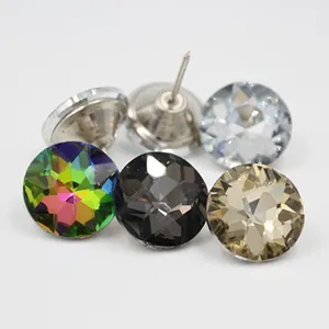 Fashion Colorful Crystal Upholstery Buttons for Furniture Fashion Colorful Crystal Upholstery Buttons for Furniture