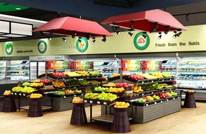 Supermarket Hypermarket Cold Rolled Steel Luxury Vegetable Rack Display Supermarket Hypermarket Cold Rolled Steel Luxury Vegetable Rack Display