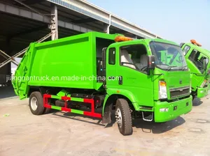 Sinotruk HOWO 4X2 8 Cubic Meters Waste Compactor Bin Truck Sinotruk HOWO 4X2 8 Cubic Meters Waste Compactor Bin Truck