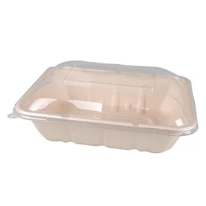 Hot Sale Recyclable Disposable Bagasse Pulp Square 24/32/42 Oz Bowl Hot Sale Recyclable Disposable Bagasse Pulp Square 24/32/42 Oz Bowl