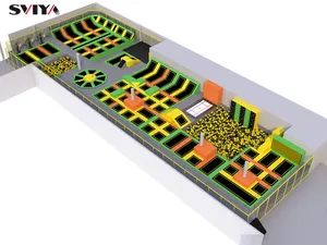 Indoor Children Playground Large-Scale Amusement Custom Colorful Children Trampoline Indoor Children Playground Large-Scale Amusement Custom Colorful Children Trampoline