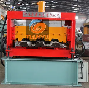 Tianyu Steel Floor Deck Cold Roll Forming Machine for Sale Tianyu Steel Floor Deck Cold Roll Forming Machine for Sale