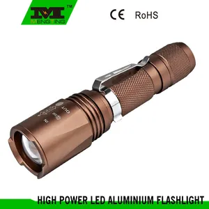 LED CREE Telescopic Flashlight with Pen Clips LED CREE Telescopic Flashlight with Pen Clips