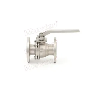 2PC Stainless Steel Ball Valve Flange End JIS 10K 2PC Stainless Steel Ball Valve Flange End JIS 10K