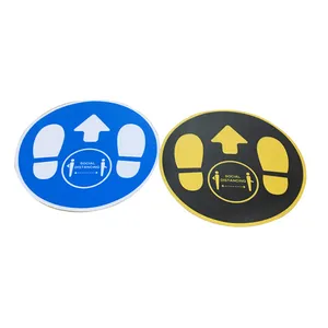 Social Distancing Stickers for Floor Ground and Wall - 2 Metre Apart Social Distancing Stickers for Floor Ground and Wall - 2 Metre Apart