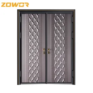 Anti Theft Waterproof Aluminum Entrance Door 90mm Leaf Thickness Anti Theft Waterproof Aluminum Entrance Door 90mm Leaf Thickness