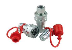 Hot Sell Agricultural Hydraulic Quick Coupler with Plastic Caps Hot Sell Agricultural Hydraulic Quick Coupler with Plastic Caps