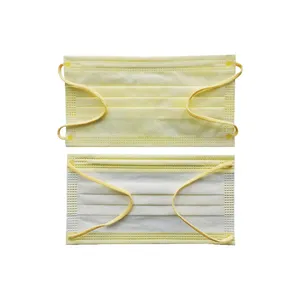 Health Facemask Yellow Disposable for Adult 3 Layers Accept Customization Non-Woven Health Facemask Yellow Disposable for Adult 3 Layers Accept Customization Non-Woven