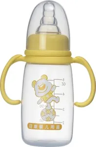140ml PP Feeding Bottle With Handle (RK-3068) 140ml PP Feeding Bottle With Handle (RK-3068)