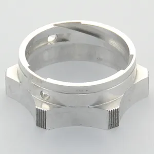 Industrial Connector CNC Spiral Groove Turn Mill Parts Industrial Connector Housing Concave Key Aluminum Parts Industrial Connector CNC Spiral Groove Turn Mill Parts Industrial Connector Housing Concave Key Aluminum Parts
