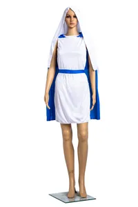 Factory Direct Wholesale Custom Fashion Simple Clothing White Round Neck Scarf Dress Home Casual All-Match Women′s Clothing Factory Direct Wholesale Custom Fashion Simple Clothing White Round Neck Scarf Dress Home Casual All-Match Women′s Clothing