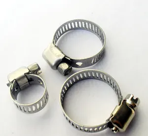 Stainless Steel Mini American Type Hose Clamp - 1 Stainless Steel Mini American Type Hose Clamp - 1