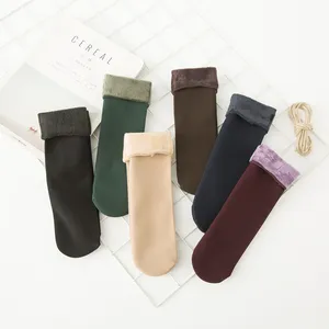 Winter Warm Socks Plus Velvet Thick Wool Tube Cotton Inner Socks Casual Slippers Fluffy Home Floor Socks Winter Warm Socks Plus Velvet Thick Wool Tube Cotton Inner Socks Casual Slippers Fluffy Home Floor Socks