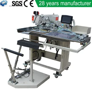 Automatic Uniform Jeans Blouse T-Shirt Pocket Patch Attachment Sewing Machine Automatic Uniform Jeans Blouse T-Shirt Pocket Patch Attachment Sewing Machine