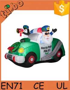Christmas Outdoor Decoration Inflatable Christmas Car for Santa Clsus Christmas Outdoor Decoration Inflatable Christmas Car for Santa Clsus