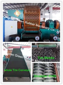 Automatic Tire Recycling Machine Line Rubber Powder Production System Automatic Tire Recycling Machine Line Rubber Powder Production System