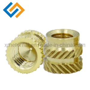 Knurled Copper Nut Set with Brass Nut M3X3X5 M4X4X6 M5X5X7 Set Knurled Copper Nut Set with Brass Nut M3X3X5 M4X4X6 M5X5X7 Set