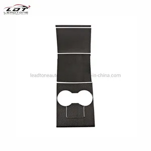 Leadtone Auto Parts T-Esla Model 3 Central Control Gear Panel ABS Carbon Fiber Pattern 4-Piece Set Leadtone Auto Parts T-Esla Model 3 Central Control Gear Panel ABS Carbon Fiber Pattern 4-Piece Set