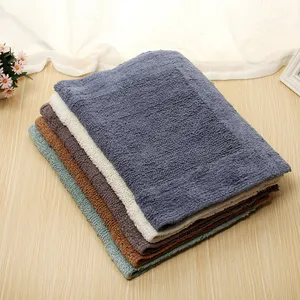 Cotton Hotel Bathroom Floor Towels Bath Mat Bathroom Toilet Absorbent Door Mat Cotton Hotel Bathroom Floor Towels Bath Mat Bathroom Toilet Absorbent Door Mat
