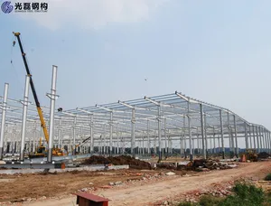 Steel Structure Warehouse with 100 Meters Span Steel Structure Warehouse with 100 Meters Span